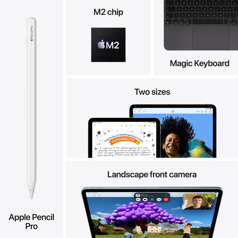 iPad Air 13 M2 WiFi Seulement (Grade A Utilisé) 512 Go